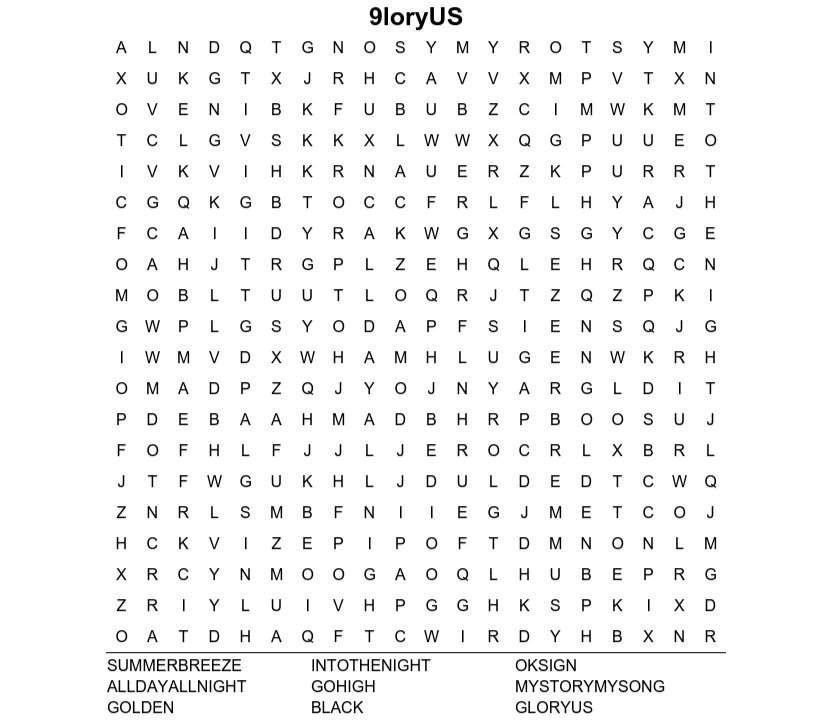 fanfare-word-search-sf9-amino