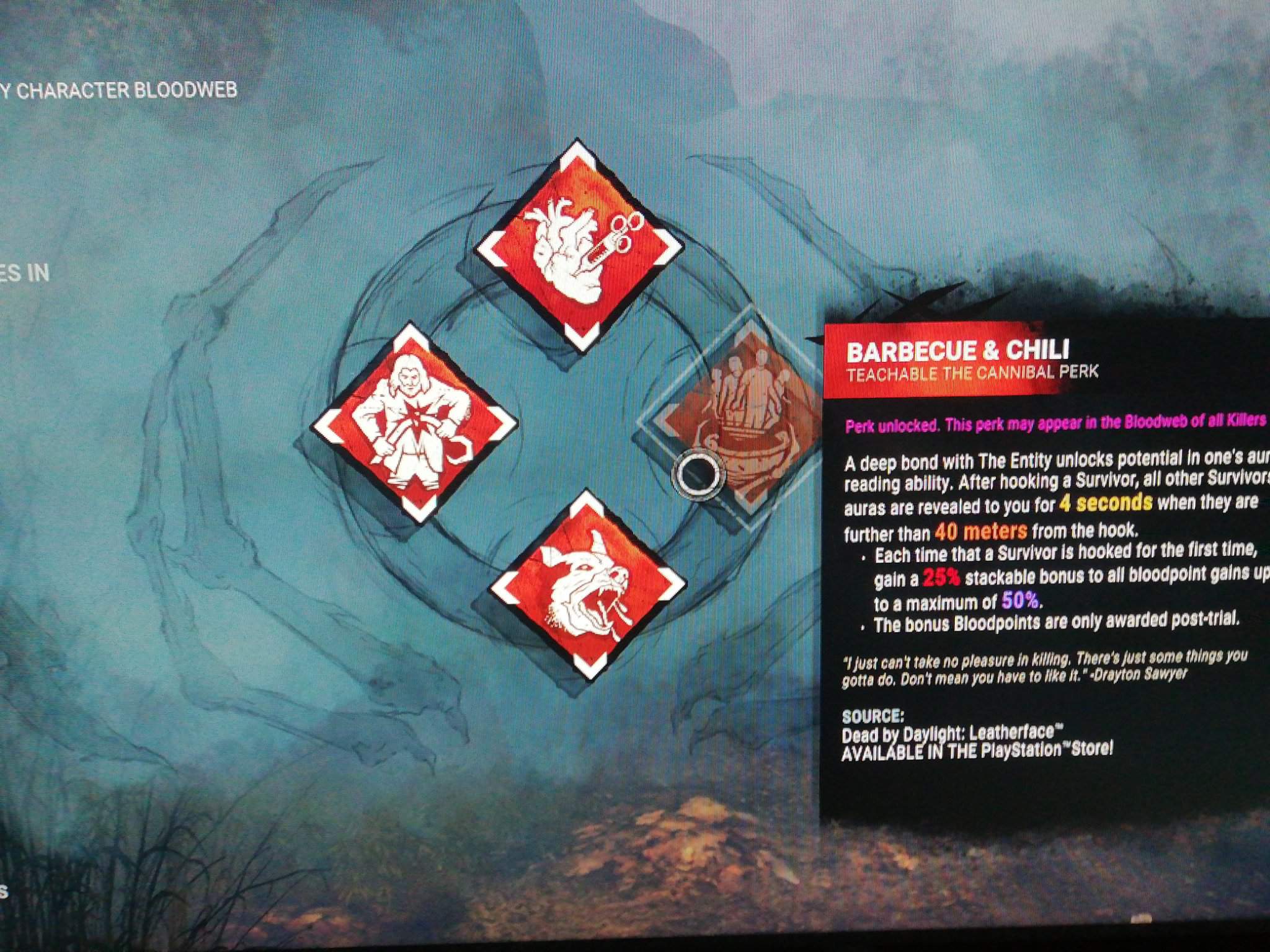Featured image of post Bbq And Chili Dbd Perk This perk can function as either a major delay or a last ditch effort for a few kills