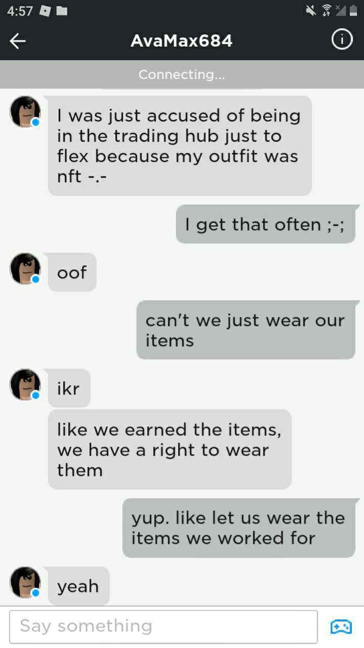 Outfit NFT doesn't mean we're "Flexing" | Royal-High Amino