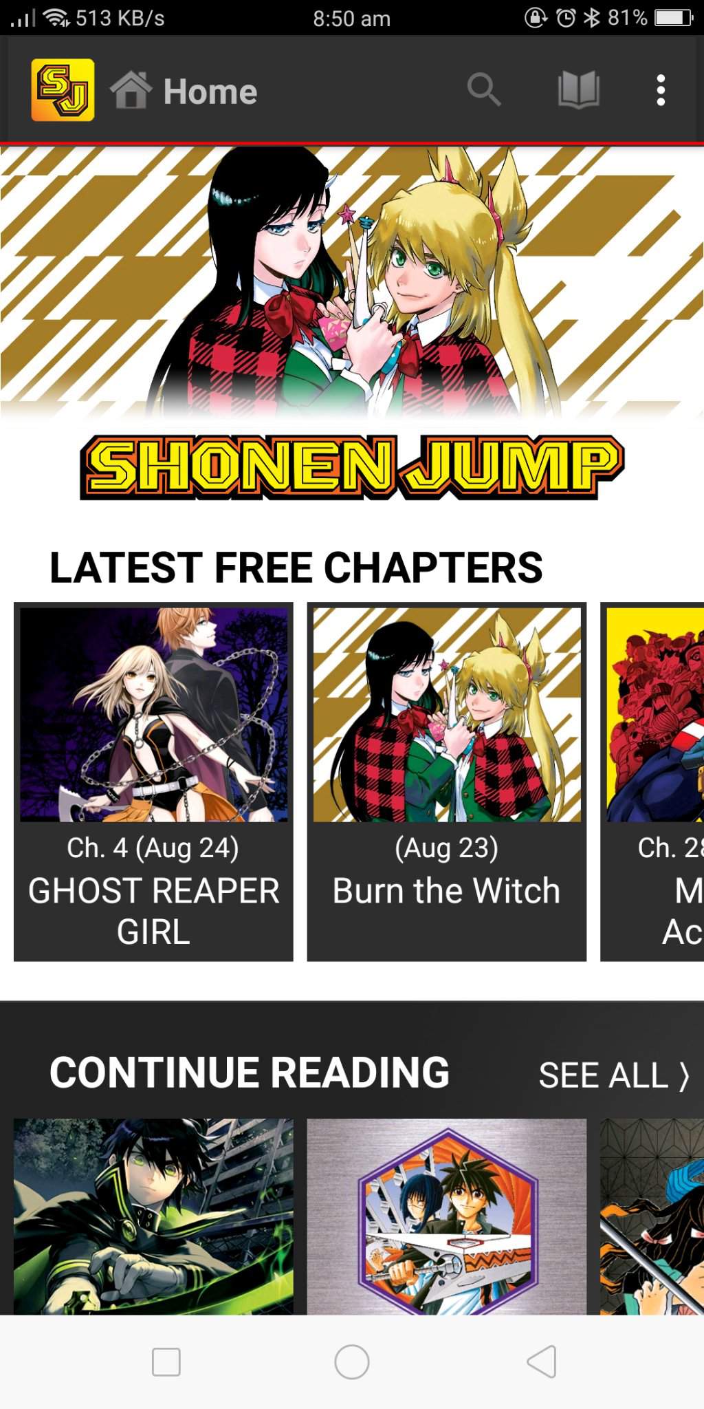 Shonen Jump Mobile App - why so little content? | Anime Amino