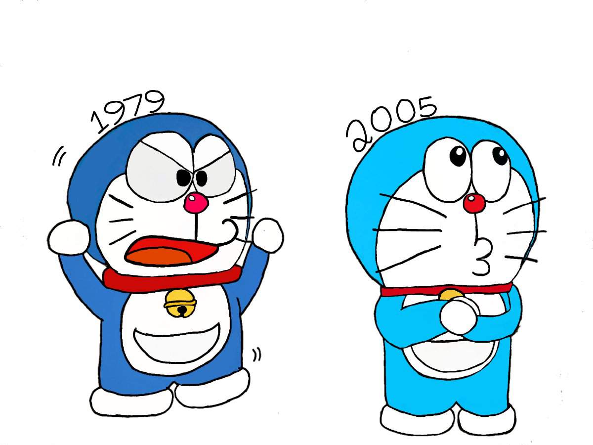 1979 Vs 2005 Doraemon Amino