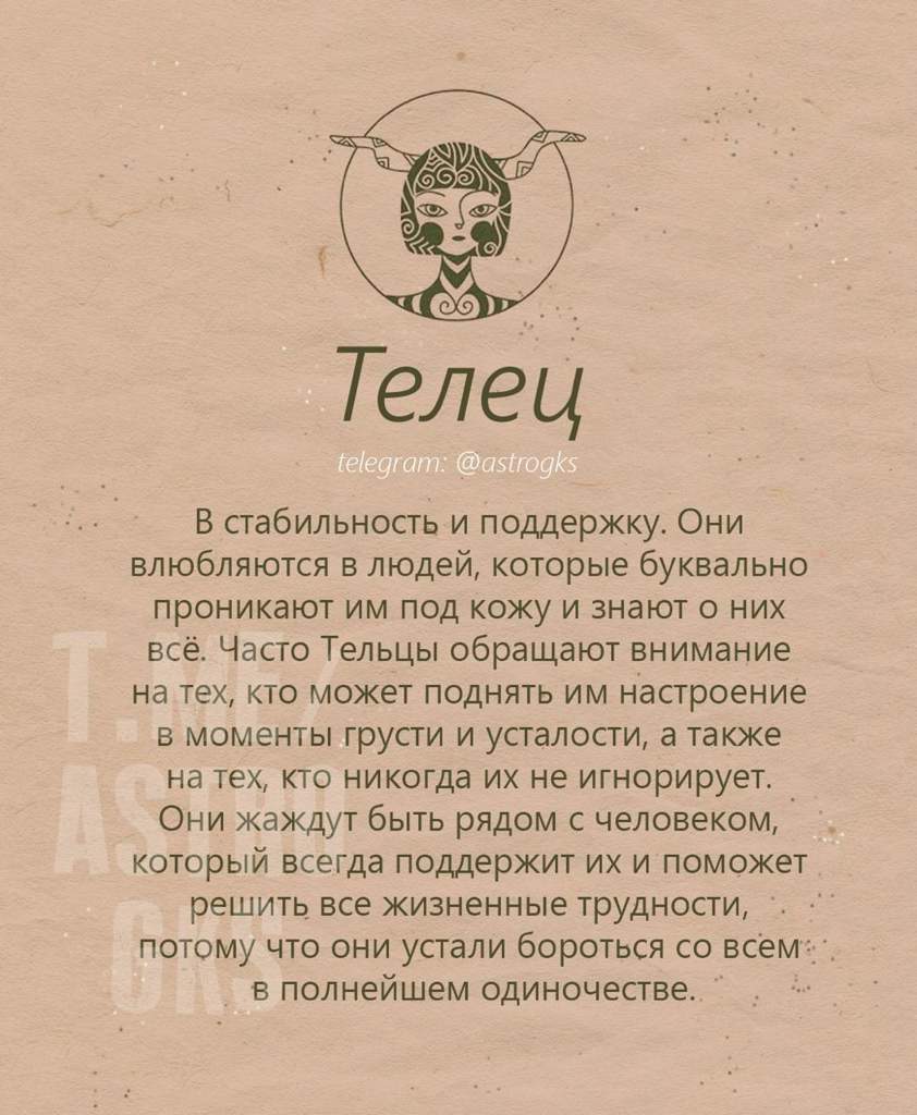 Влюбленные Тельцы