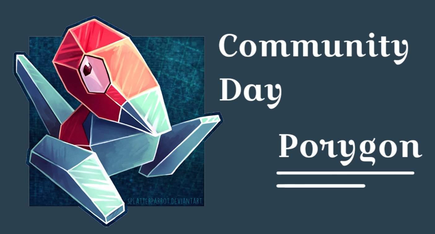 Community Day Porygon Pokémon ⋆ Amino