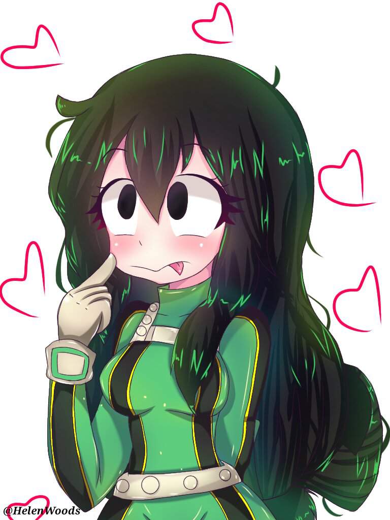 TSUYU ASUI - BNHA - FANART BY HELEN WOODS | •Dibujos Y Animes• Amino