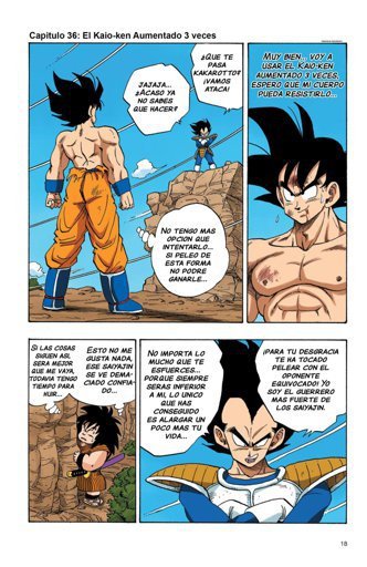 Goku vs Vegeta (manga) (parte 3) | DRAGON BALL ESPAÑOL Amino
