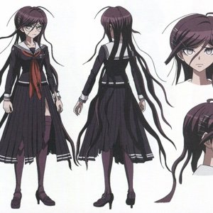Toko Fukawa Full Body Udg / What is carved into toko's leg? 