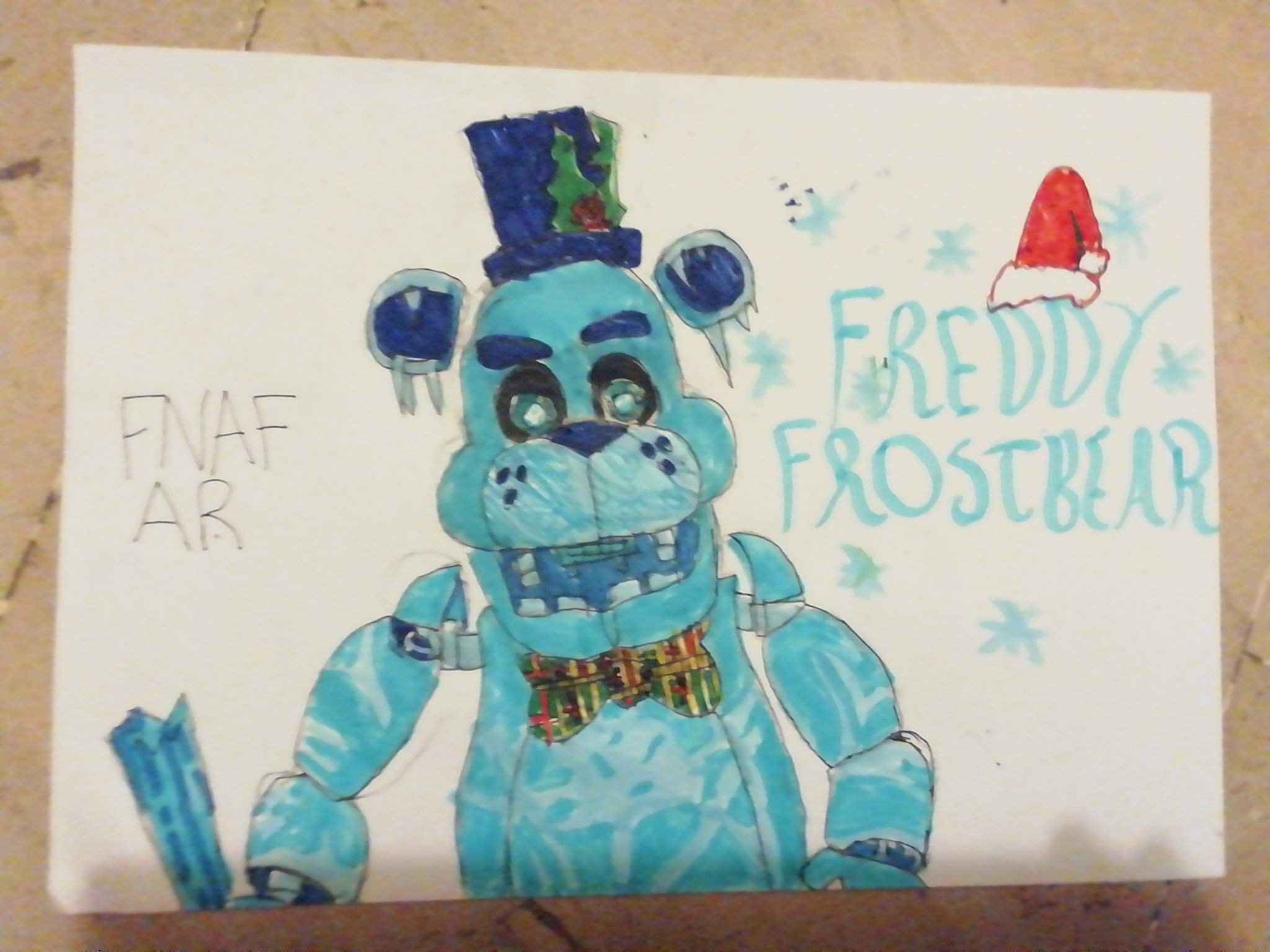 Dibujo De Freddy Frostbear El Ganador De La Encuesta Fnaf Amino