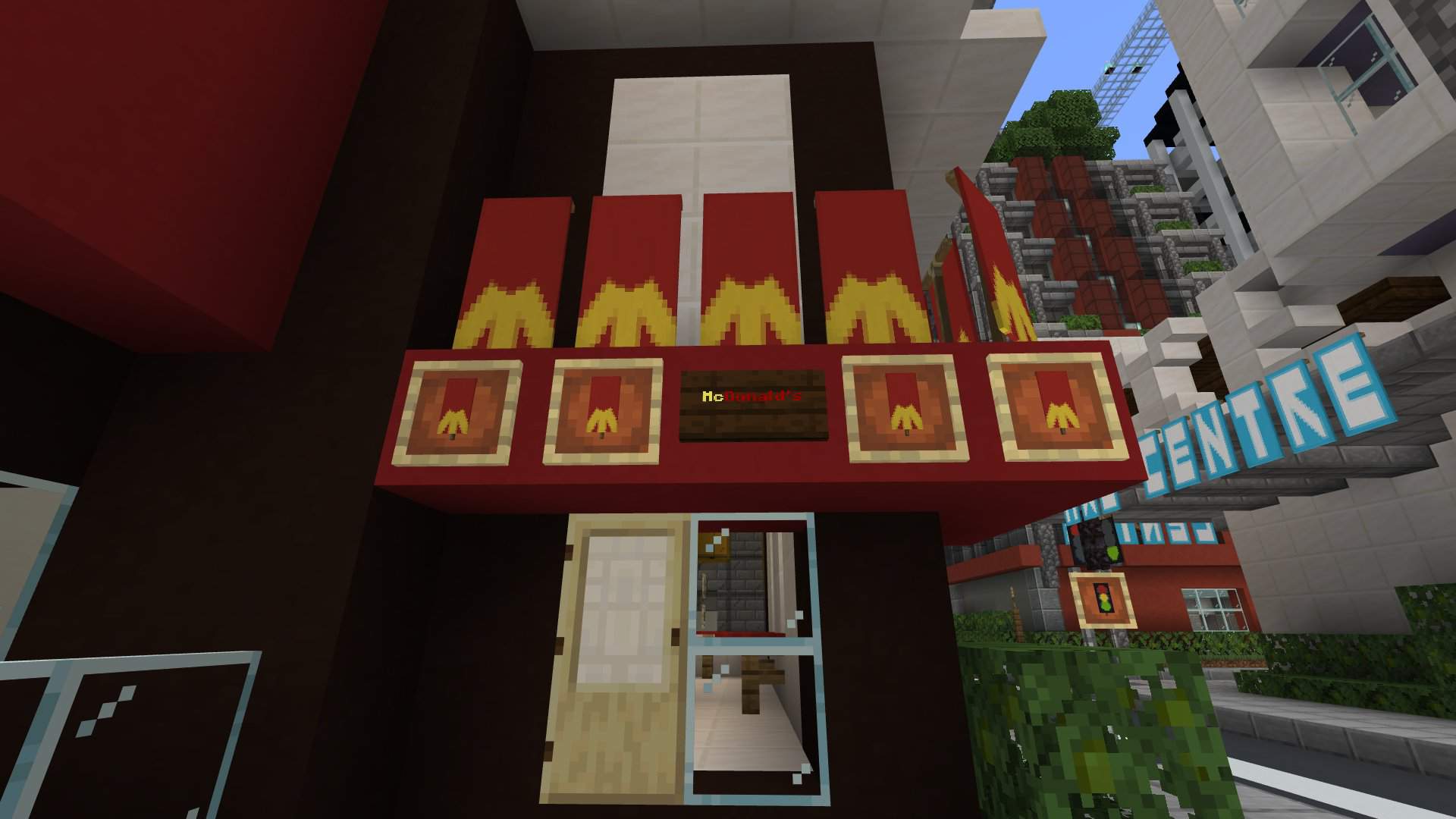 minecraft mcdonalds inside