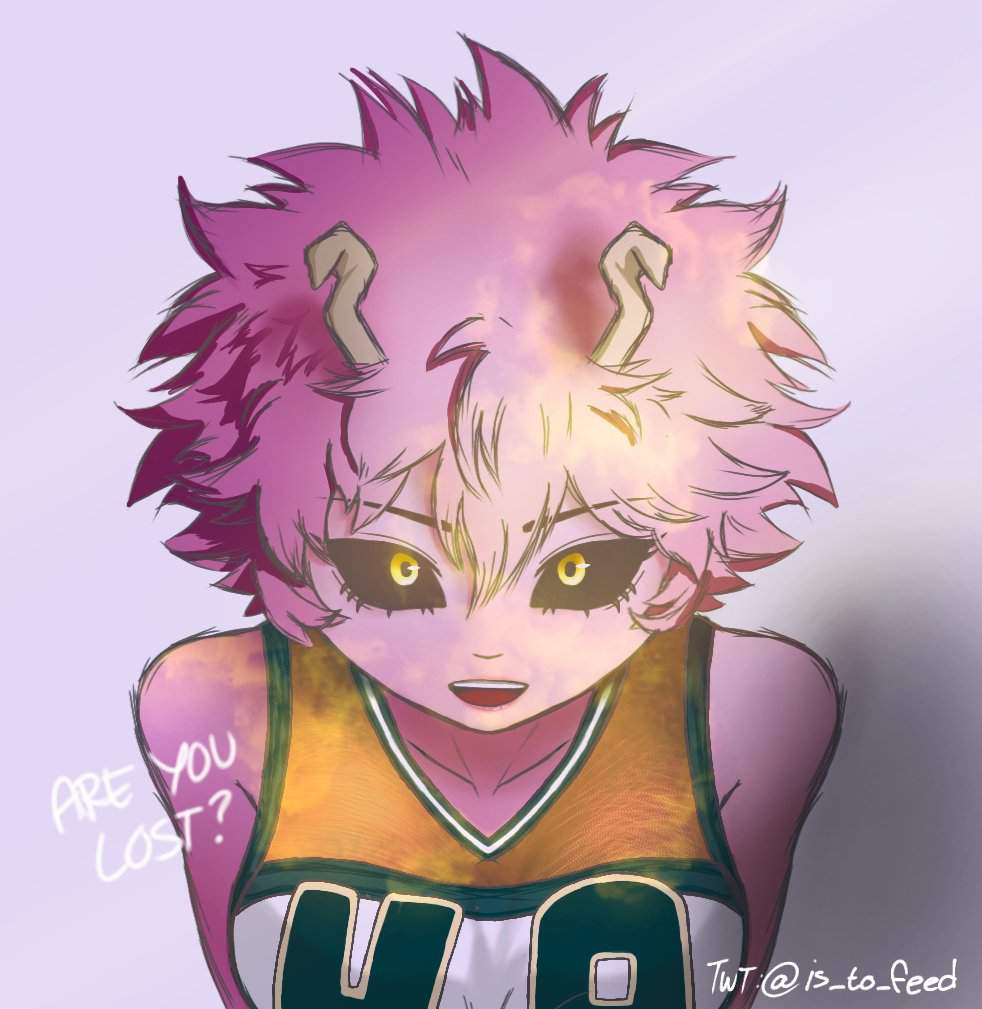 Mina Ashido Fanart My Hero Academia Amino