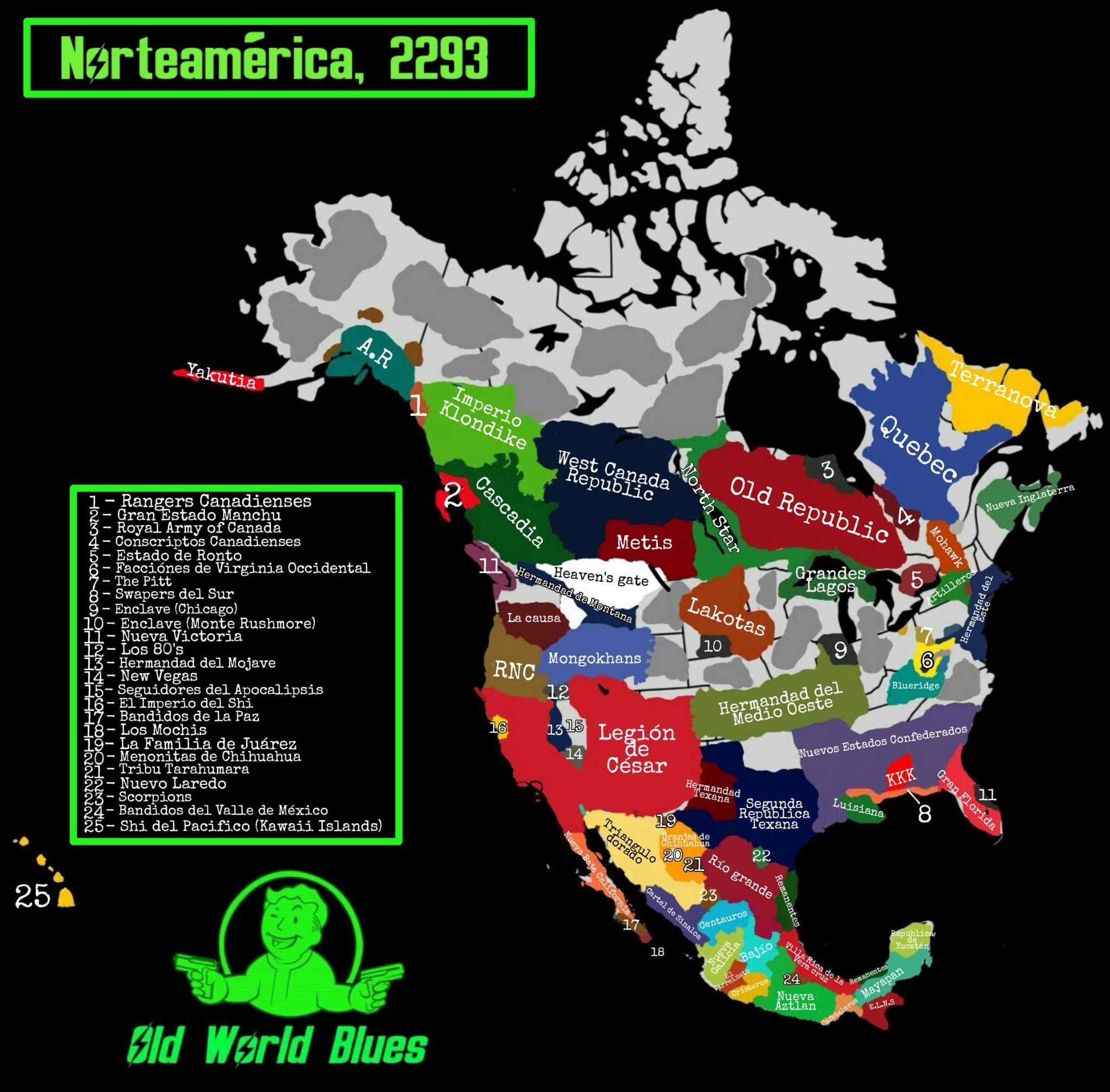 Norteamérica 2293 Fallout ESP Amino