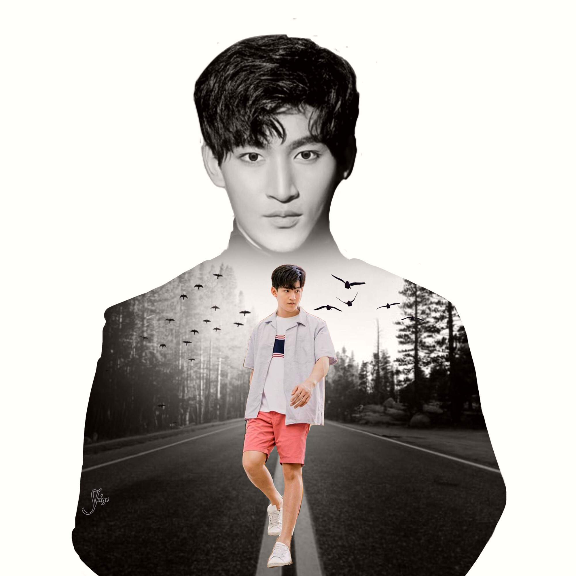 Double Exposure Effect BL•Drama Amino