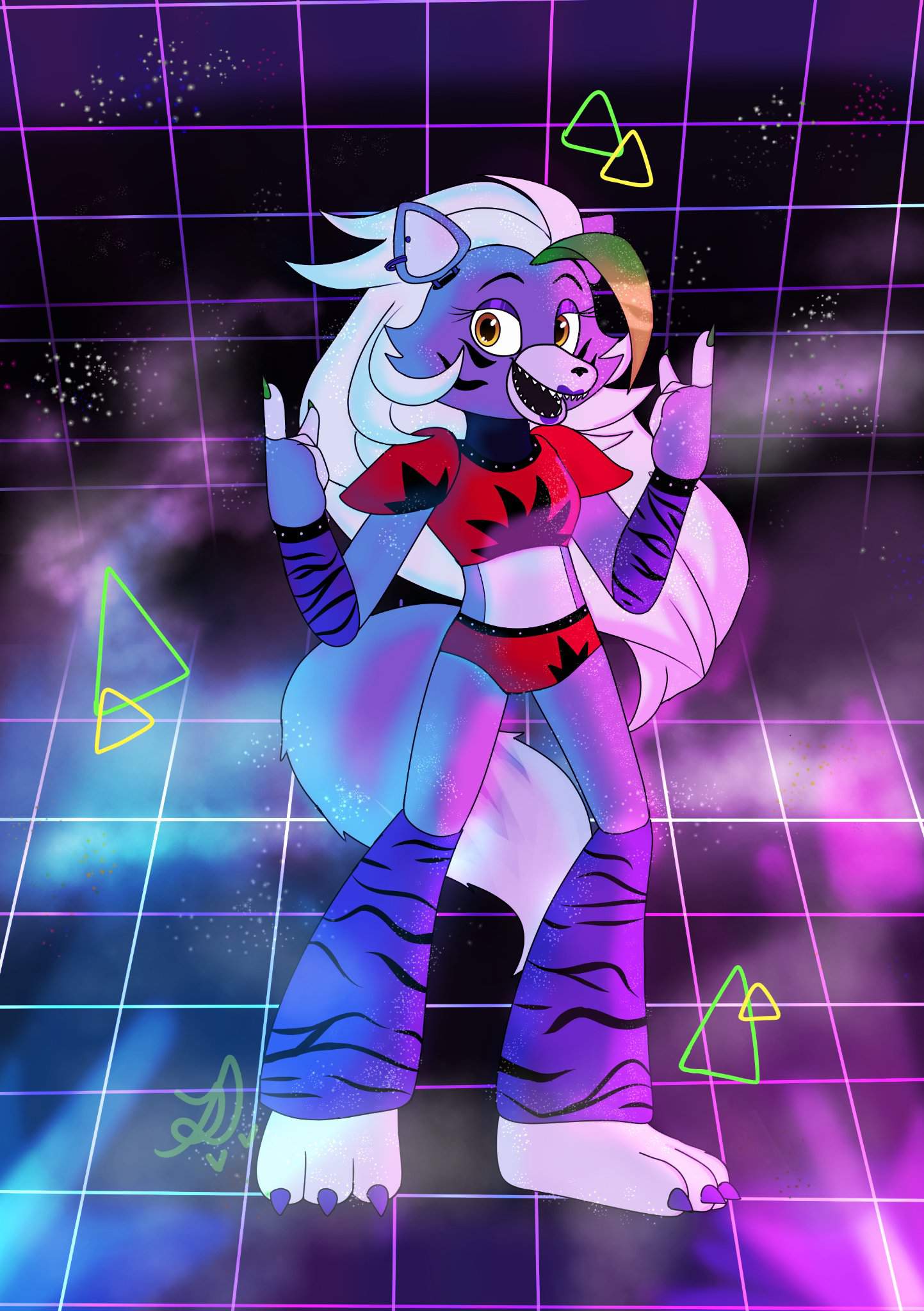 Aah I decided to draw Roxy Five Nights At Freddy's Amino