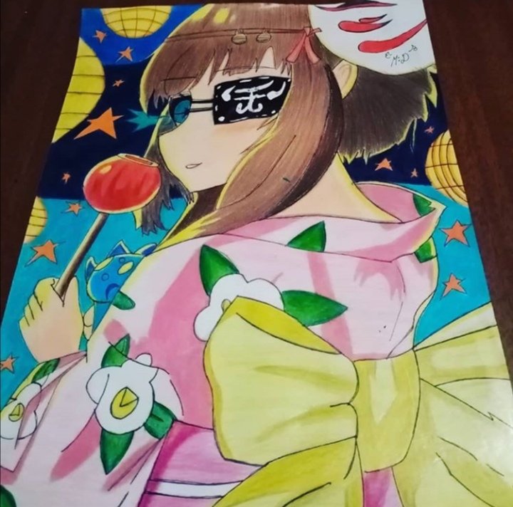 Sexto dibujo de Konosuba prota Negumin en kimono. | •Anime• Amino