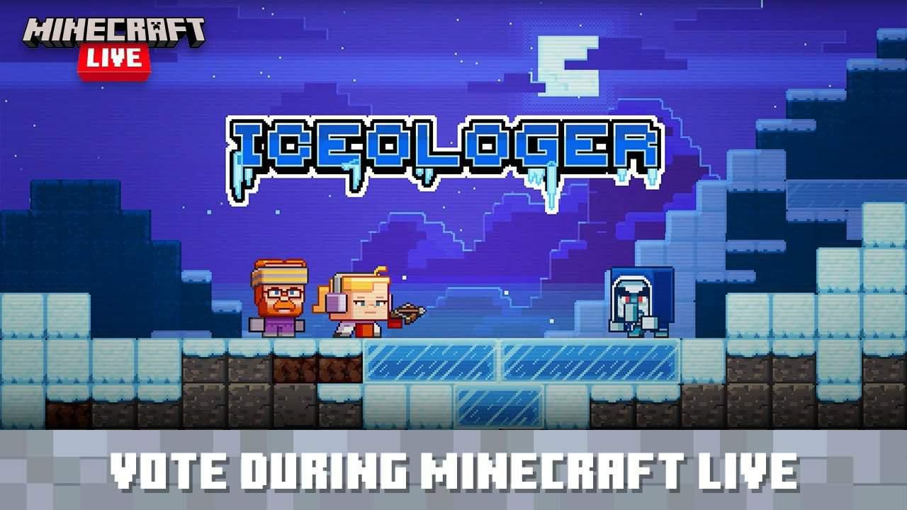 minecraft finally uploads their new iceologer mob vote video for minecraft live minecraft amino