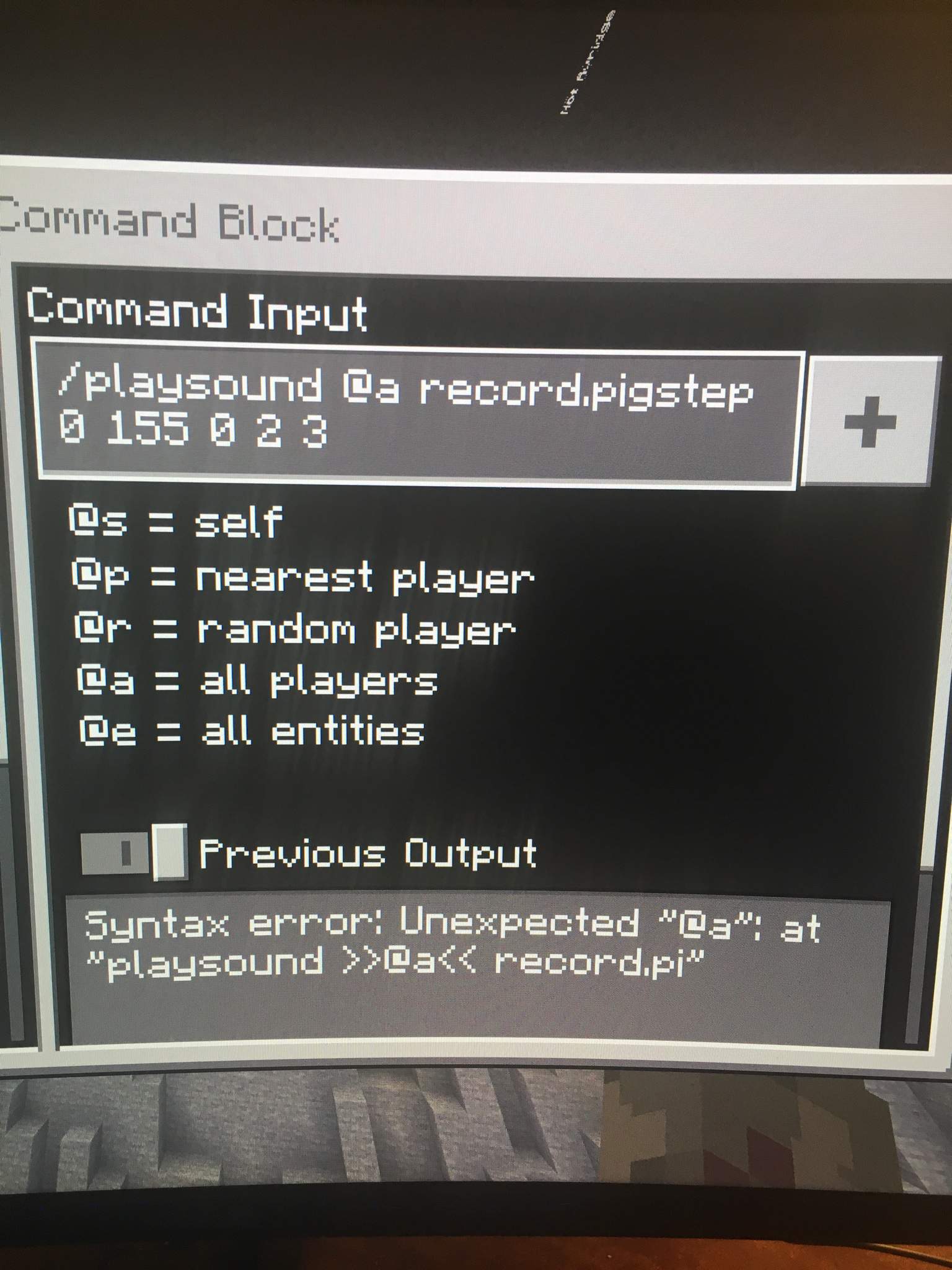 Command Help Minecraft Amino