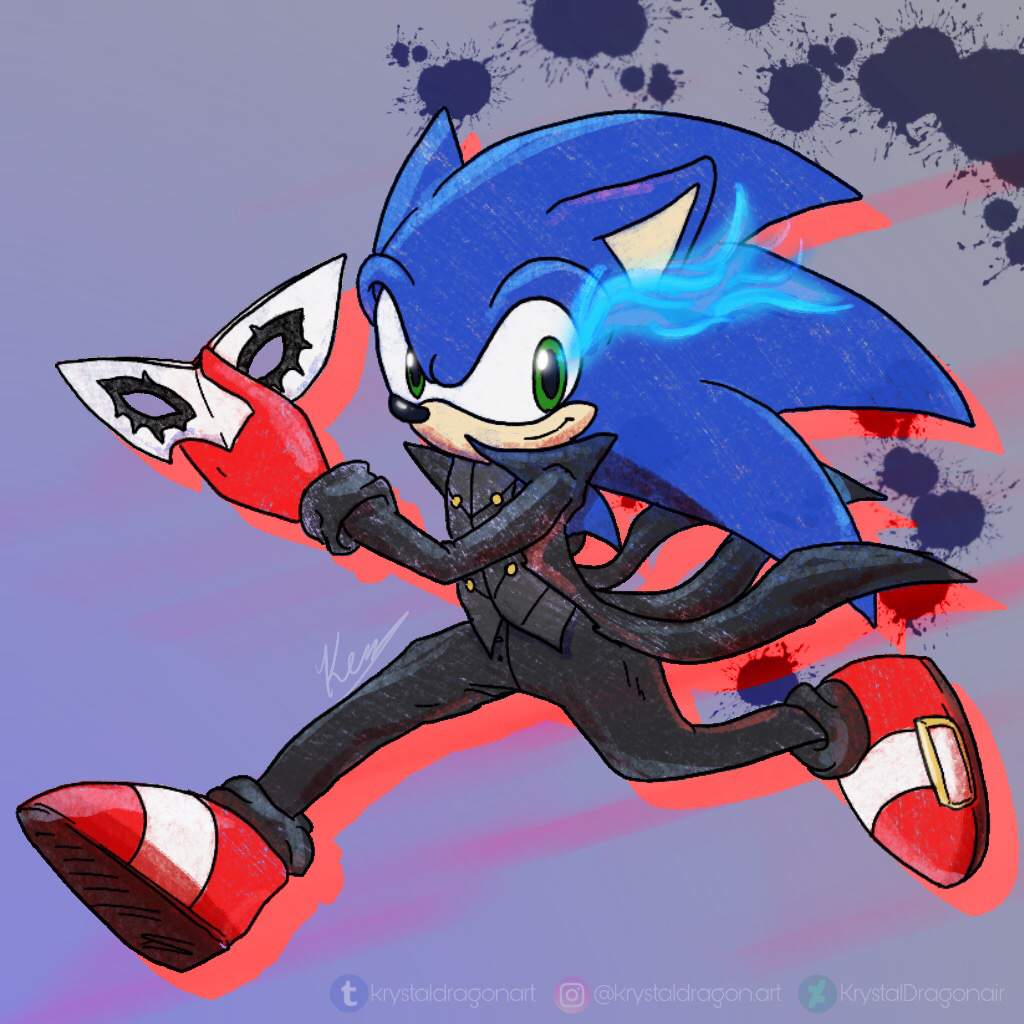 Sonic As Joker Smtpersona 5 Amino