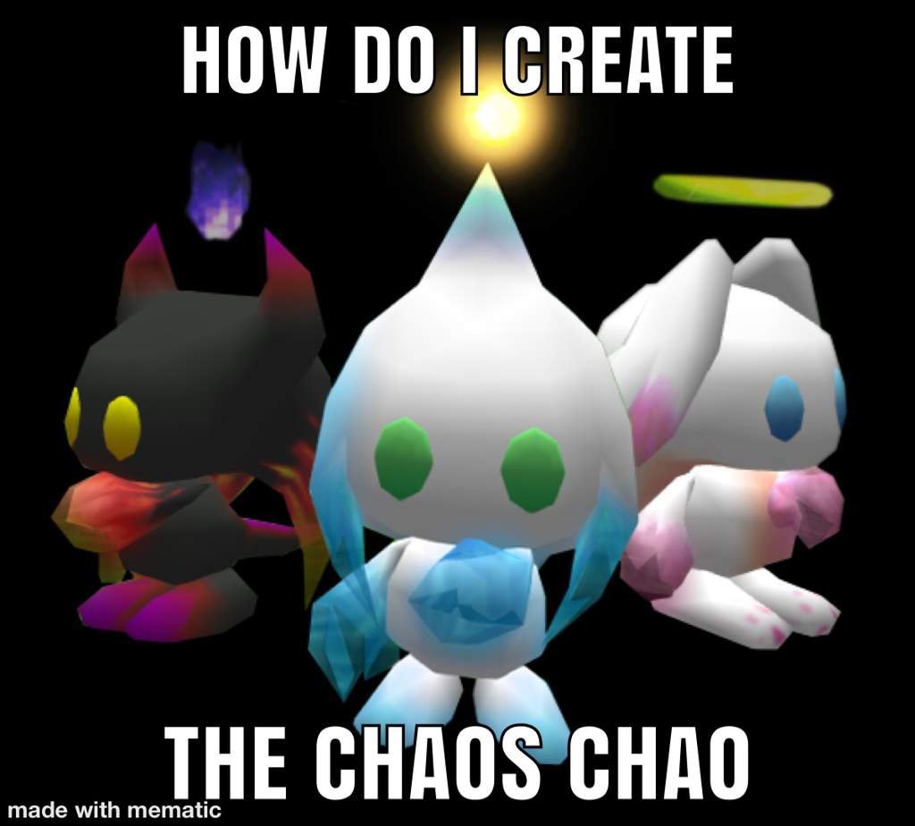 Chaos Chao How To Create One Sonic The Hedgehog Amino