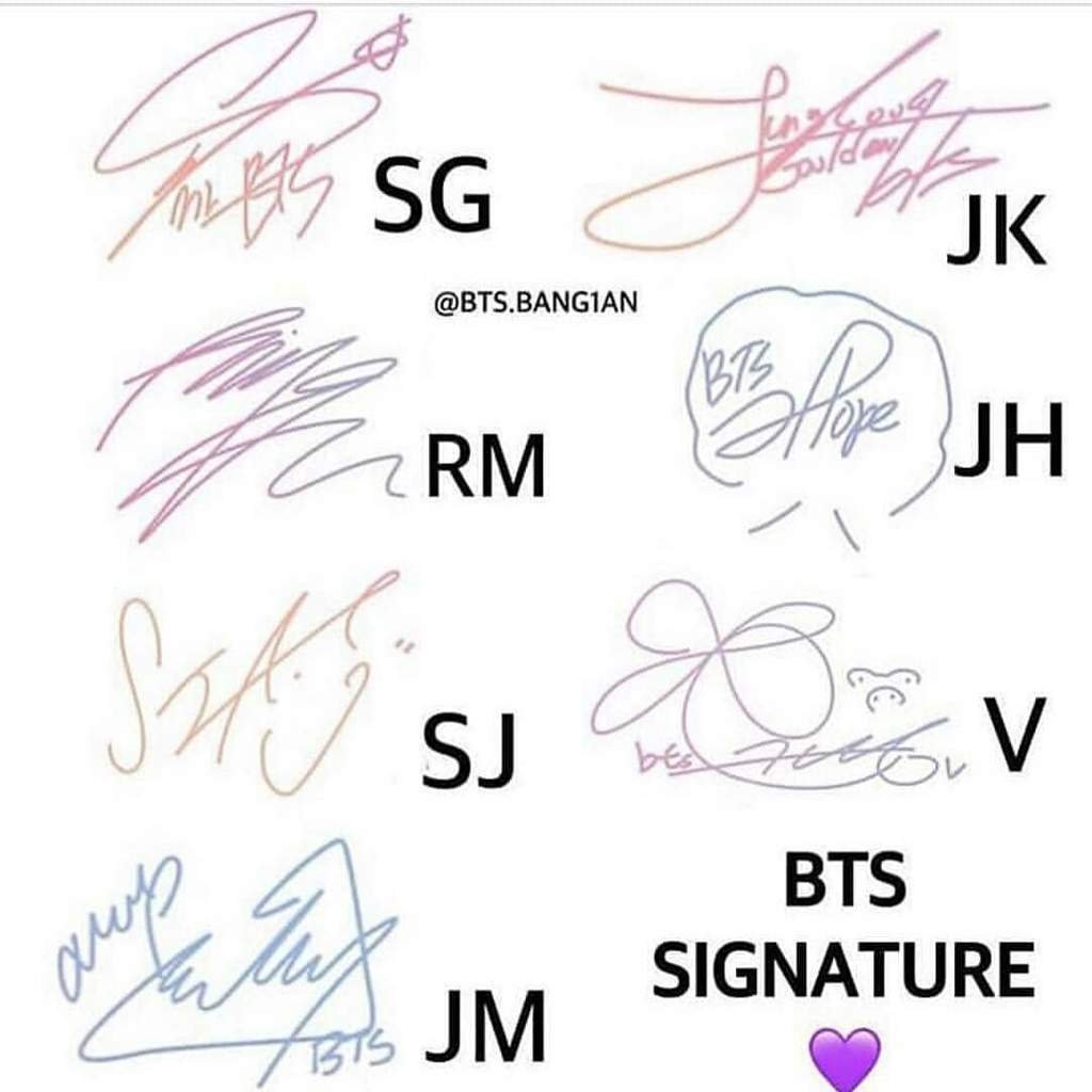 BTS SIGNATURE Wiki Park Jimin Amino