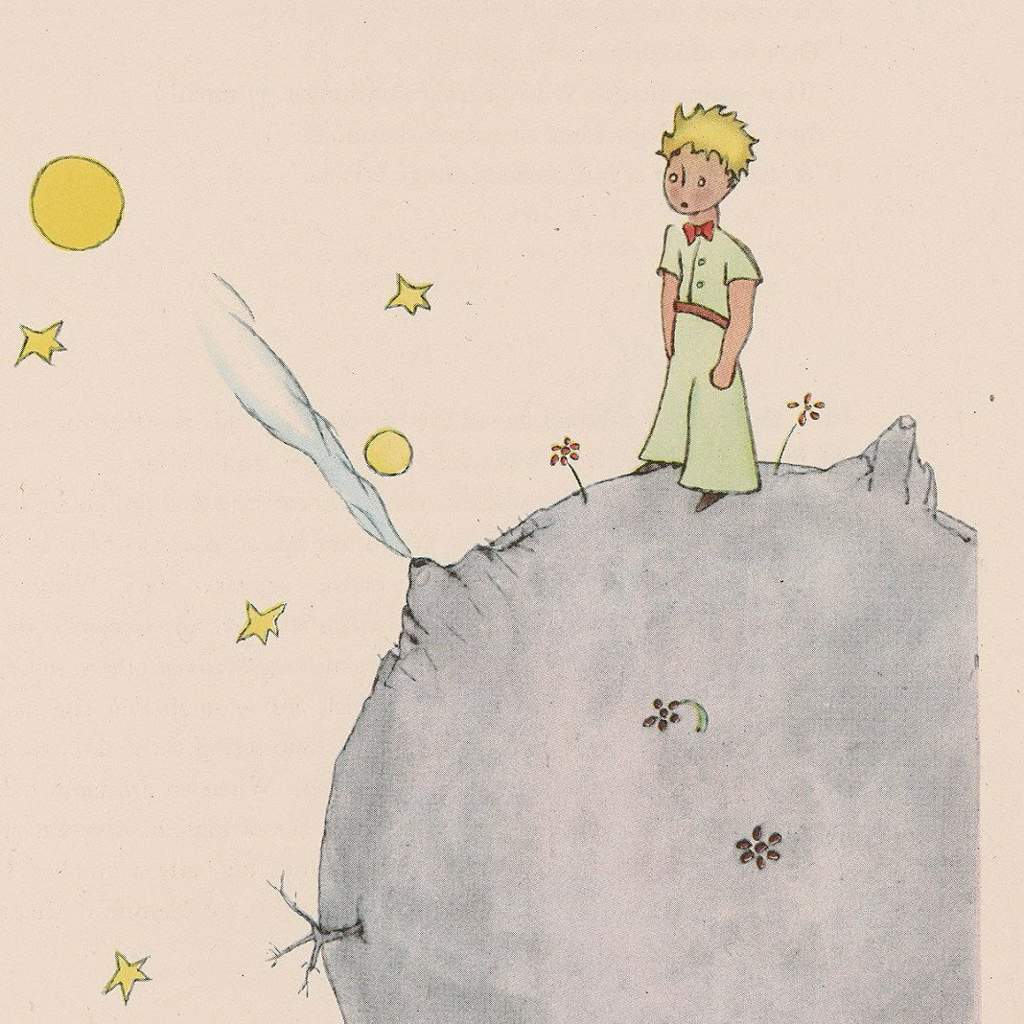 Маленький принц - Антуан де сент-Экзюпери иллюстрации 2*2