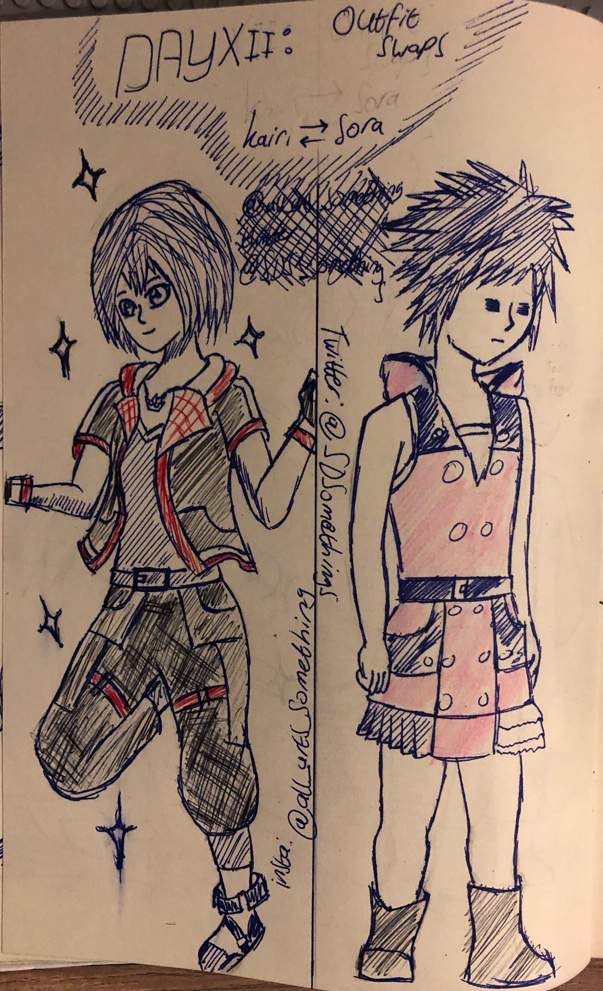 Heartober Day Xii Outfit Swaps Kingdom Hearts Amino