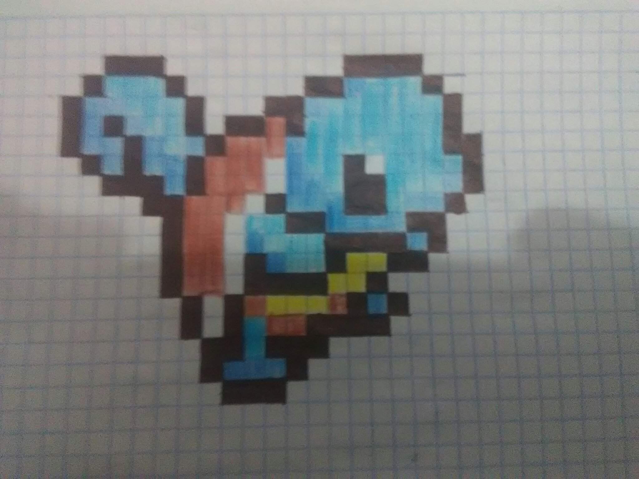 Dibujo pixel art de squirtle | •Pokémon• En Español Amino