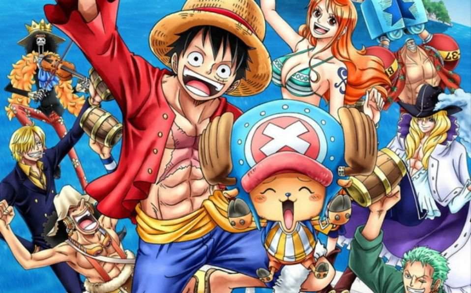Este anime se llama One Piece Se trata de un niño llamado luffy que quiere convertirse en el Rey