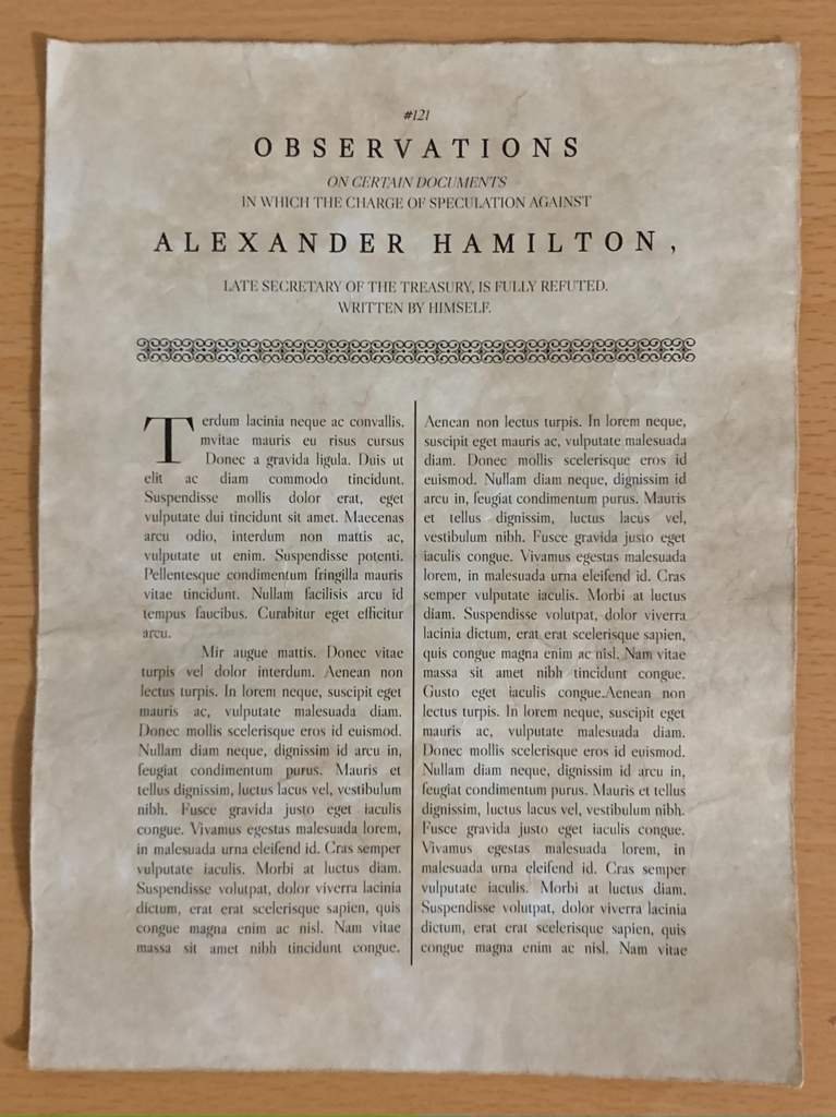 D i y Reynolds Pamphlet Tutorial Hamilton Amino
