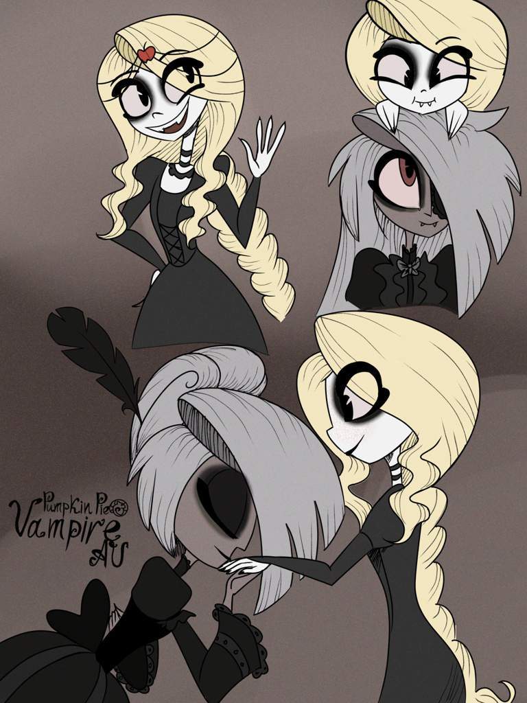 Vampire Au Sketches Hazbin Hotel Official Amino 6590