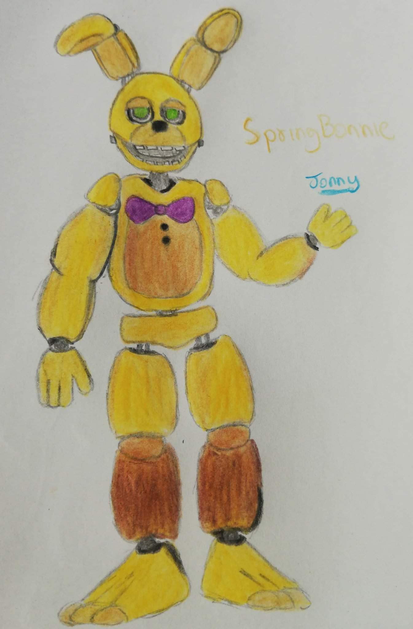 Dibujo De Springbonnie Fnaf Amino Espa Ol Amino