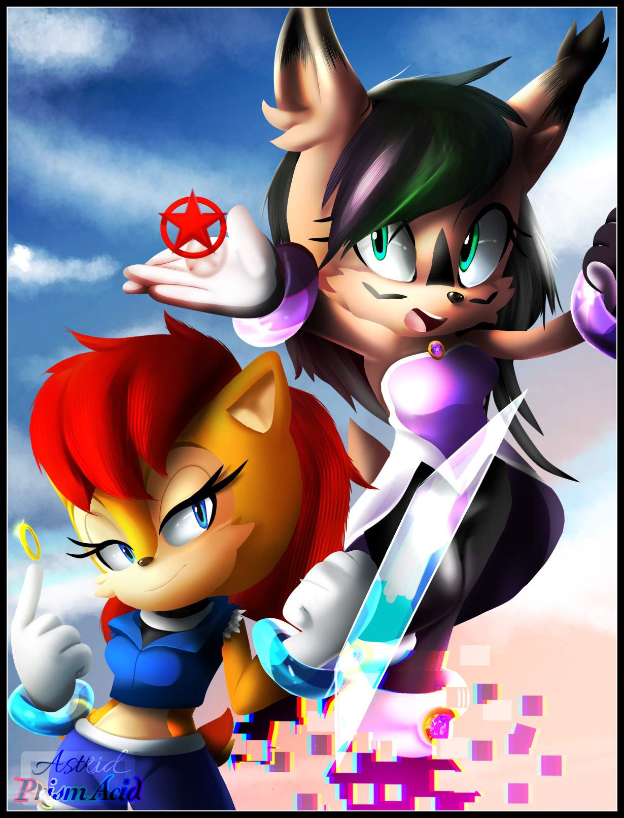 Sally And Nicole Sonic The Hedgehog Amino