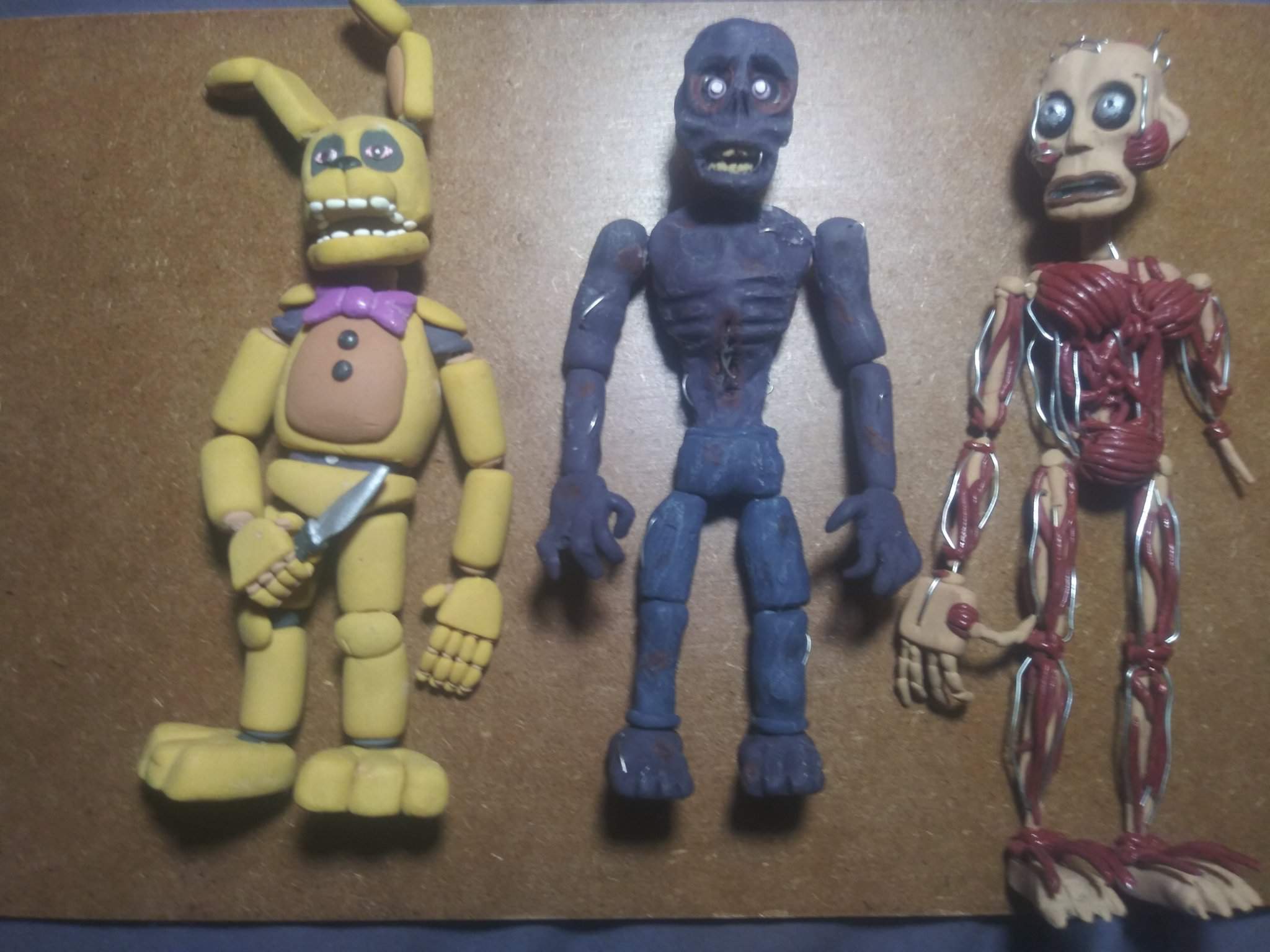 fnaf clay figures