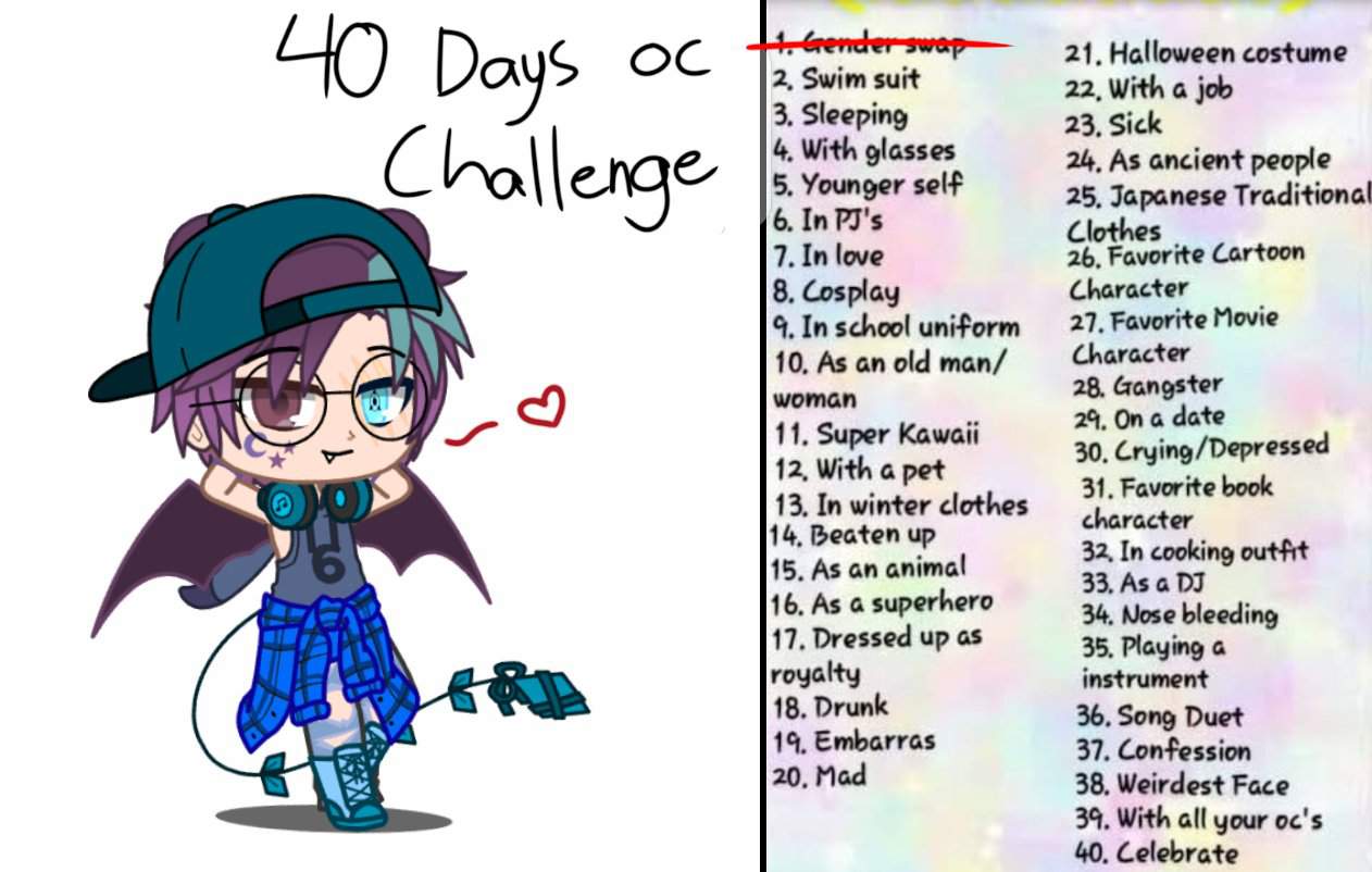 40 Days Oc Challenge 