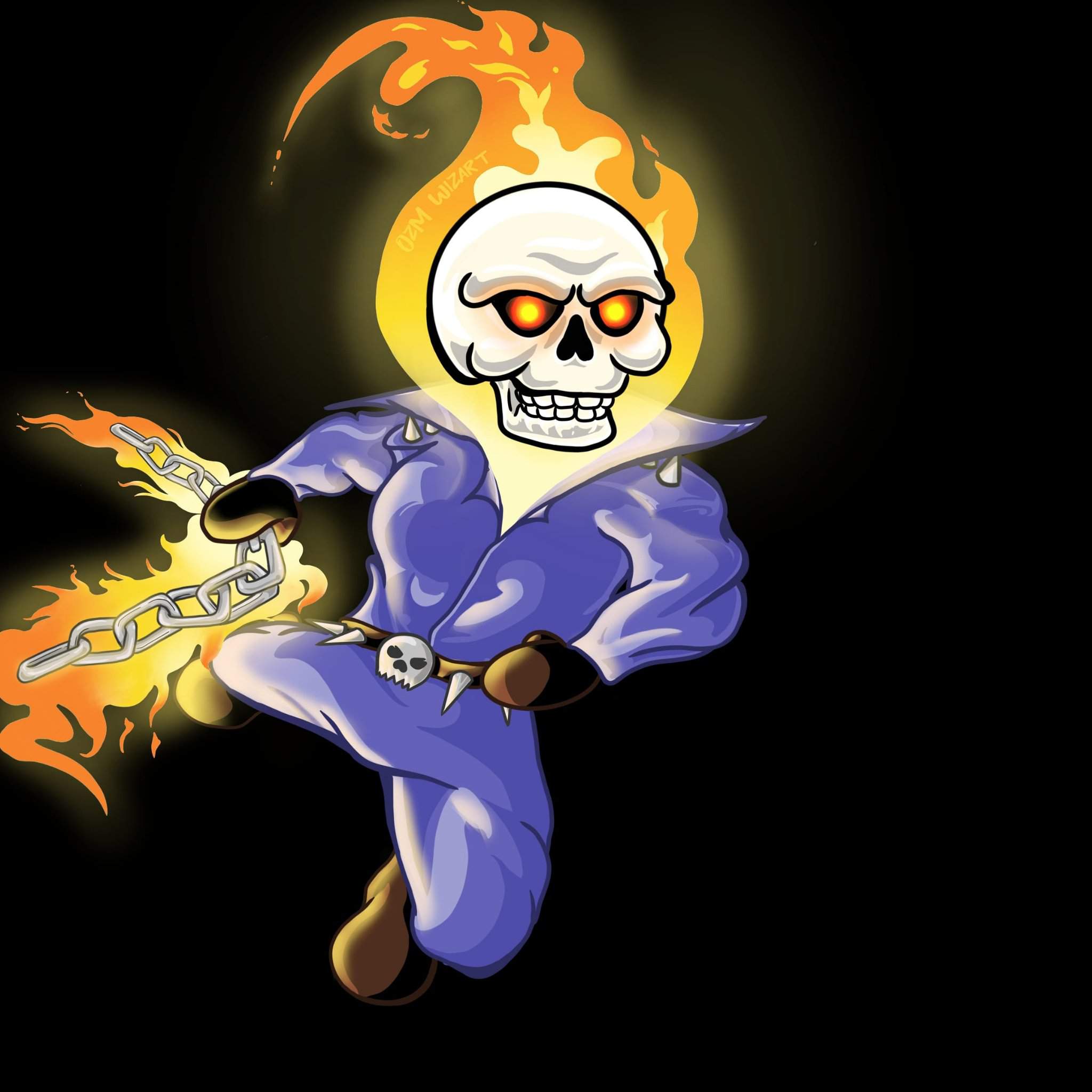 Chibi Ghost Rider Comics Amino