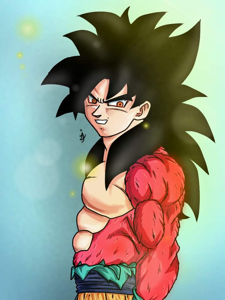 Pequeño dibujo de Goku SSJ4 | DRAGON BALL ESPAÑOL Amino