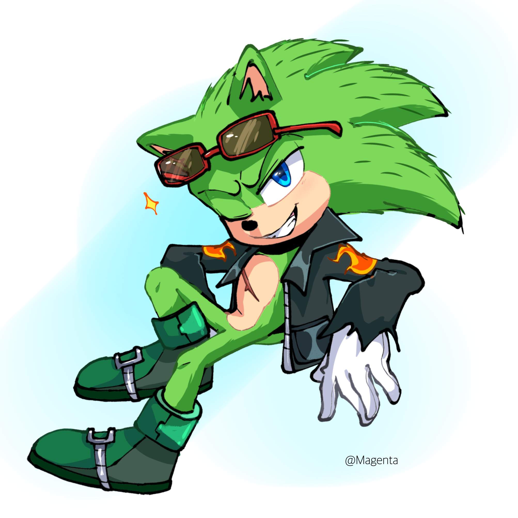 Scourge The Hedgehog In Sonic Movie Stylemy Design Sonic The Hedgehog Amino