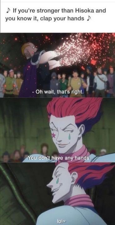 Featured image of post Hxh Hisoka Memes Just a bunch on hxh comics including killugon leopika hisoka x illumi i don t remember their ship name