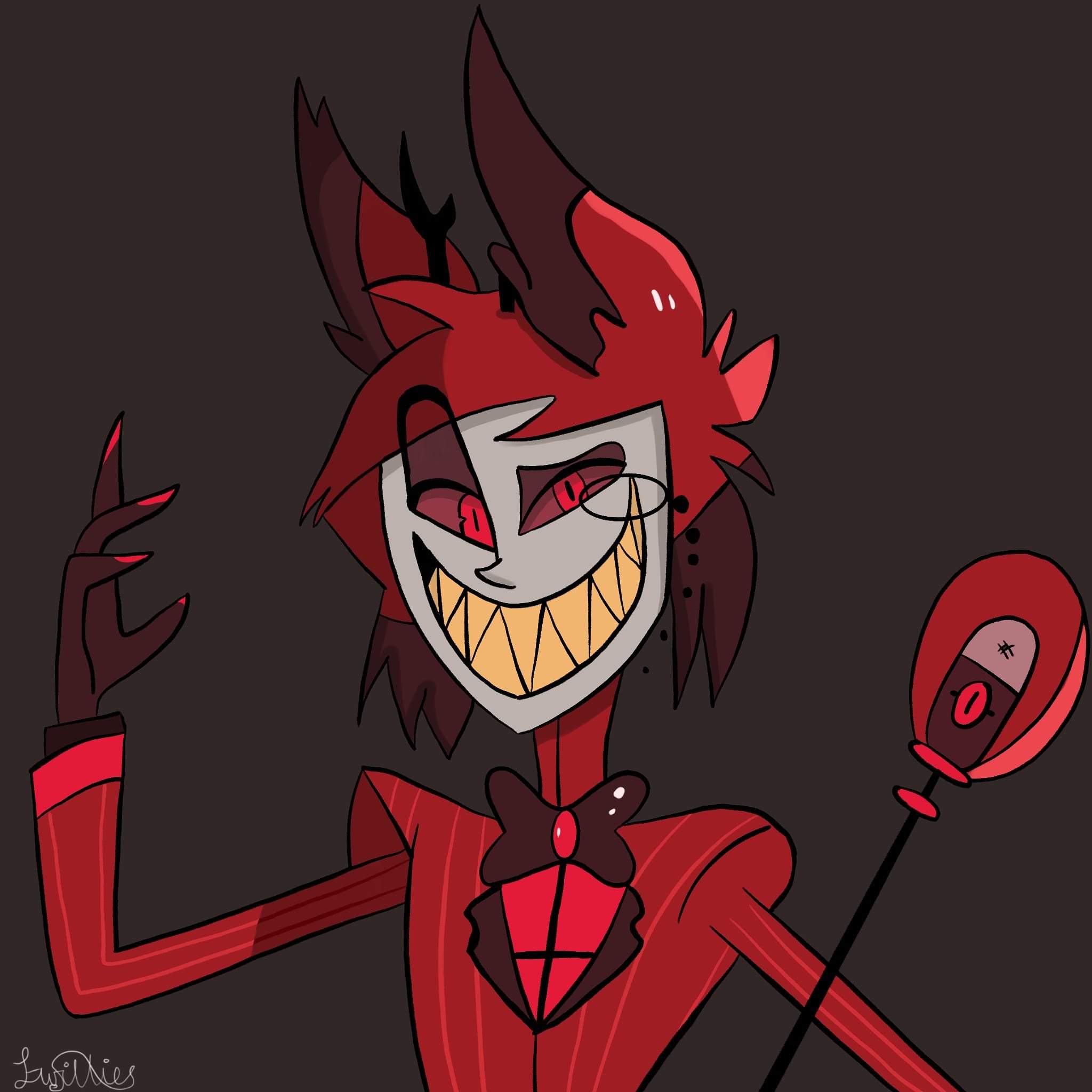 Alastor From Hazbin Hotel 🖤 Art Amino