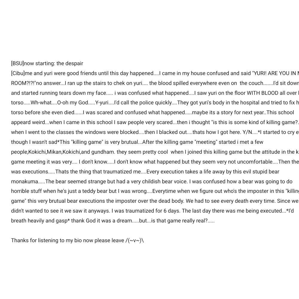 The Despair full Script In Description Wiki Danganronpa Amino the-despair-full-script-in-description-wiki-danganronpa-amino