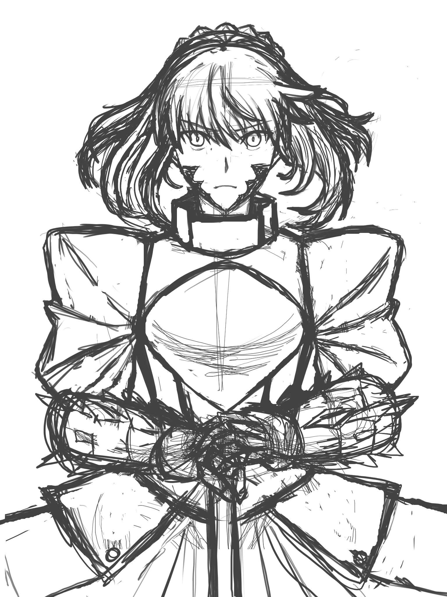 here-s-the-progress-for-my-fanart-of-saber-alter-from-fate-series-sketch-phase-beginner