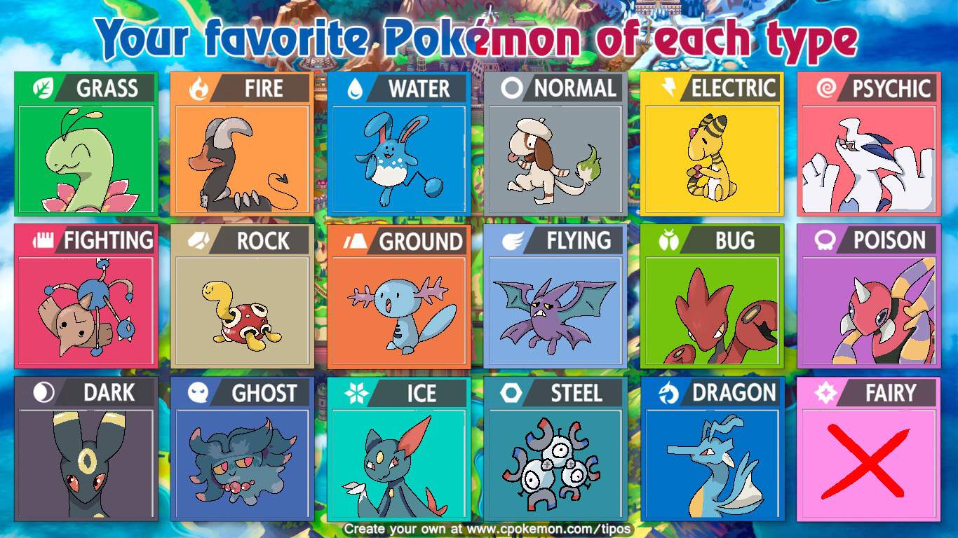 Favorite Pokemon Of Each Type Johto Pok Mon Sword And Shield Amino