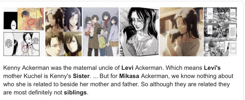 Are and levi siblings going explain why there not ) | Attack On Titan Amino