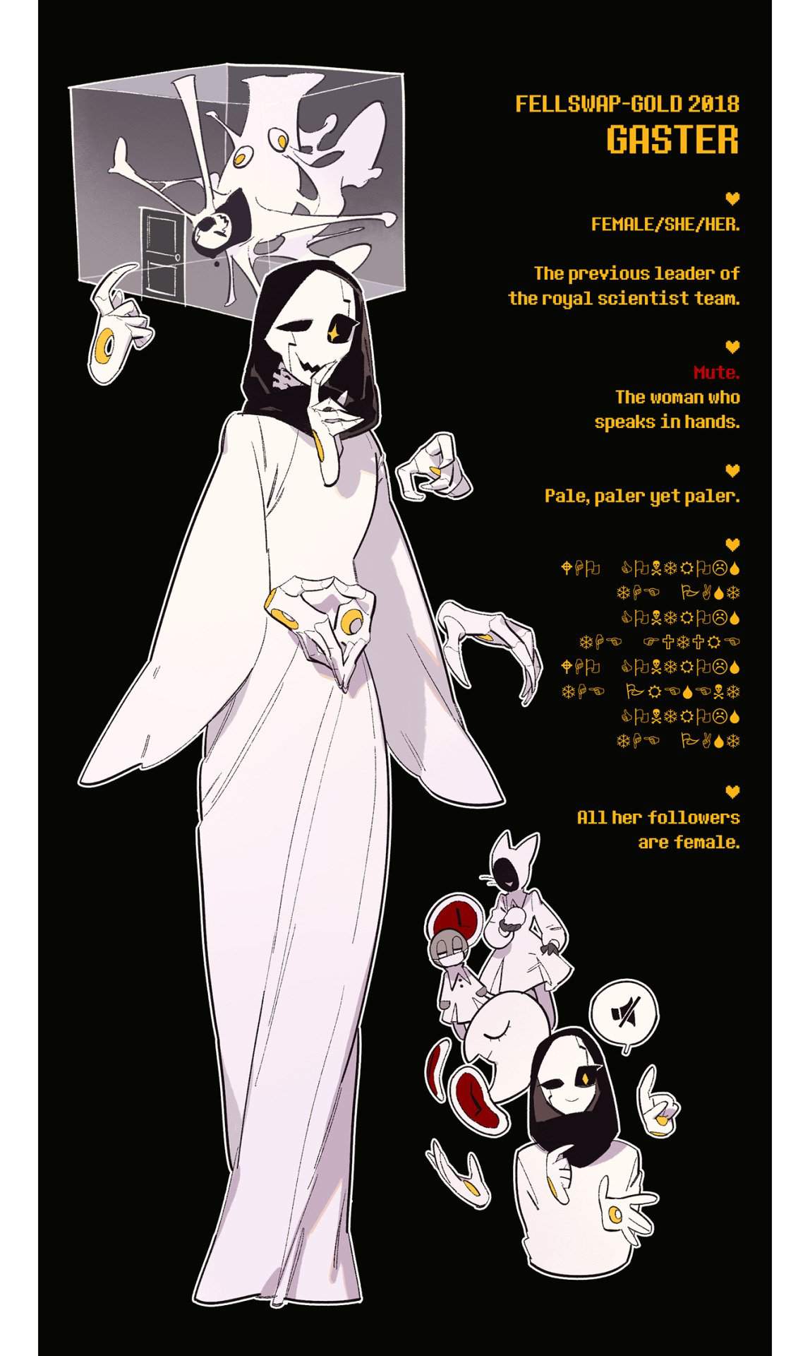 Fellswap Gold Gaster Wiki Undertale Amino