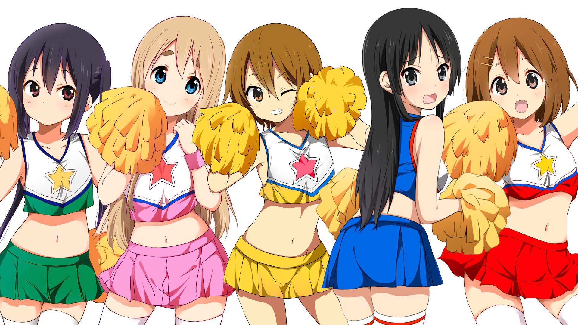 K-on cheerleading 🙂 🥰 Anime Amino.