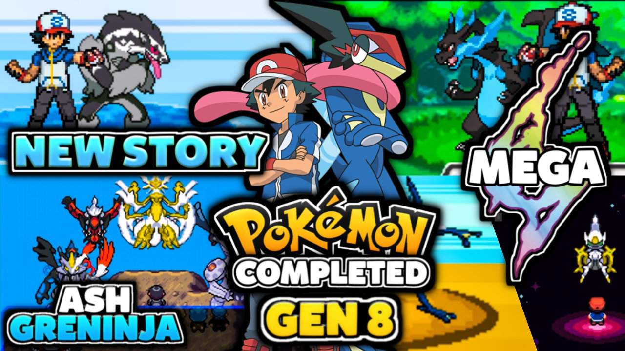 Completed Pokemon GBA ROM Hack With Mega Evolution, Pokemon GBA With