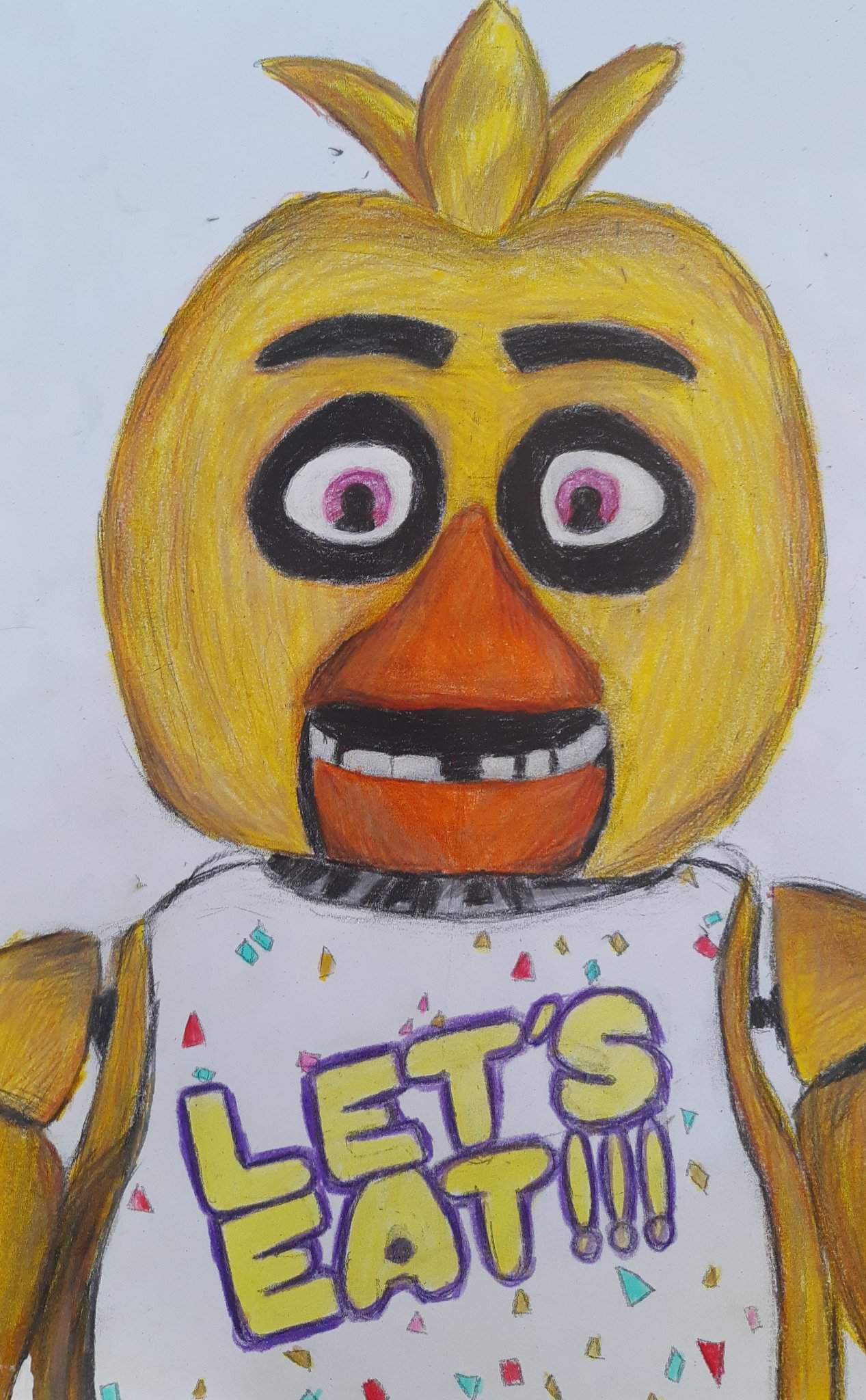 Chica drawing Five Nights At Freddy's Amino