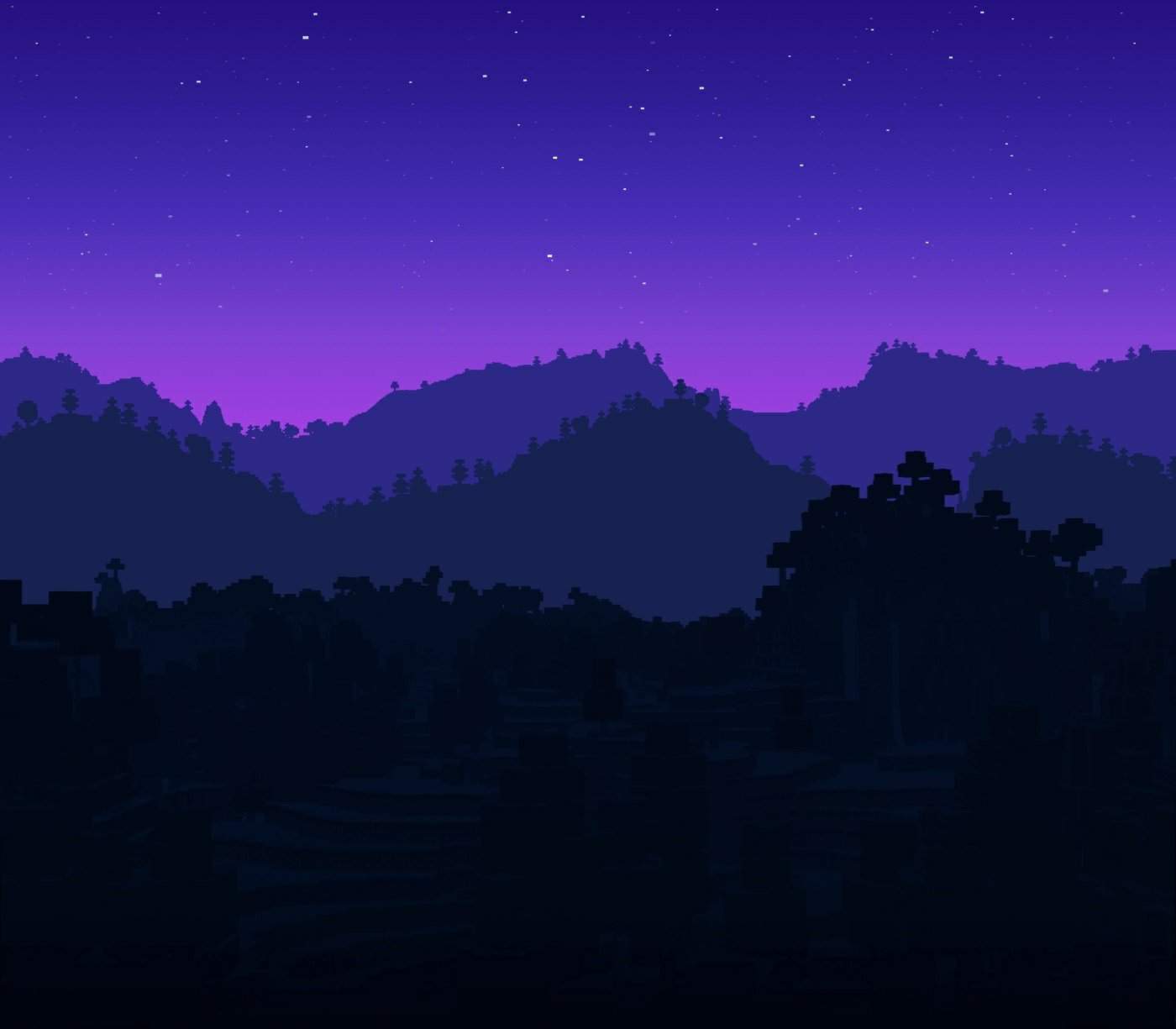 Minecraft Purple background