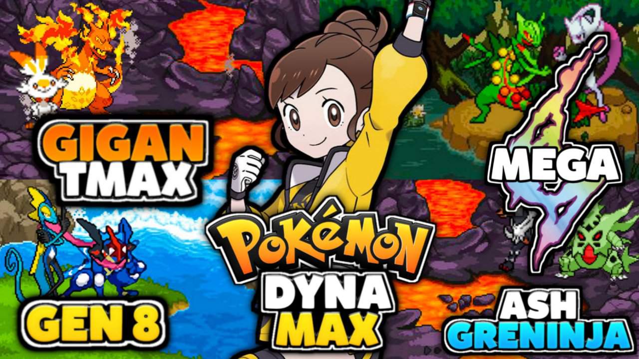 New Pokemon GBA ROM Hack Pokemon GBA With Mega Evolution Gigantamax Dynamax Gen