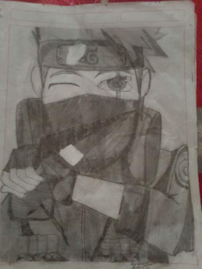 Un Dibujo De Kakashi Anime Amino