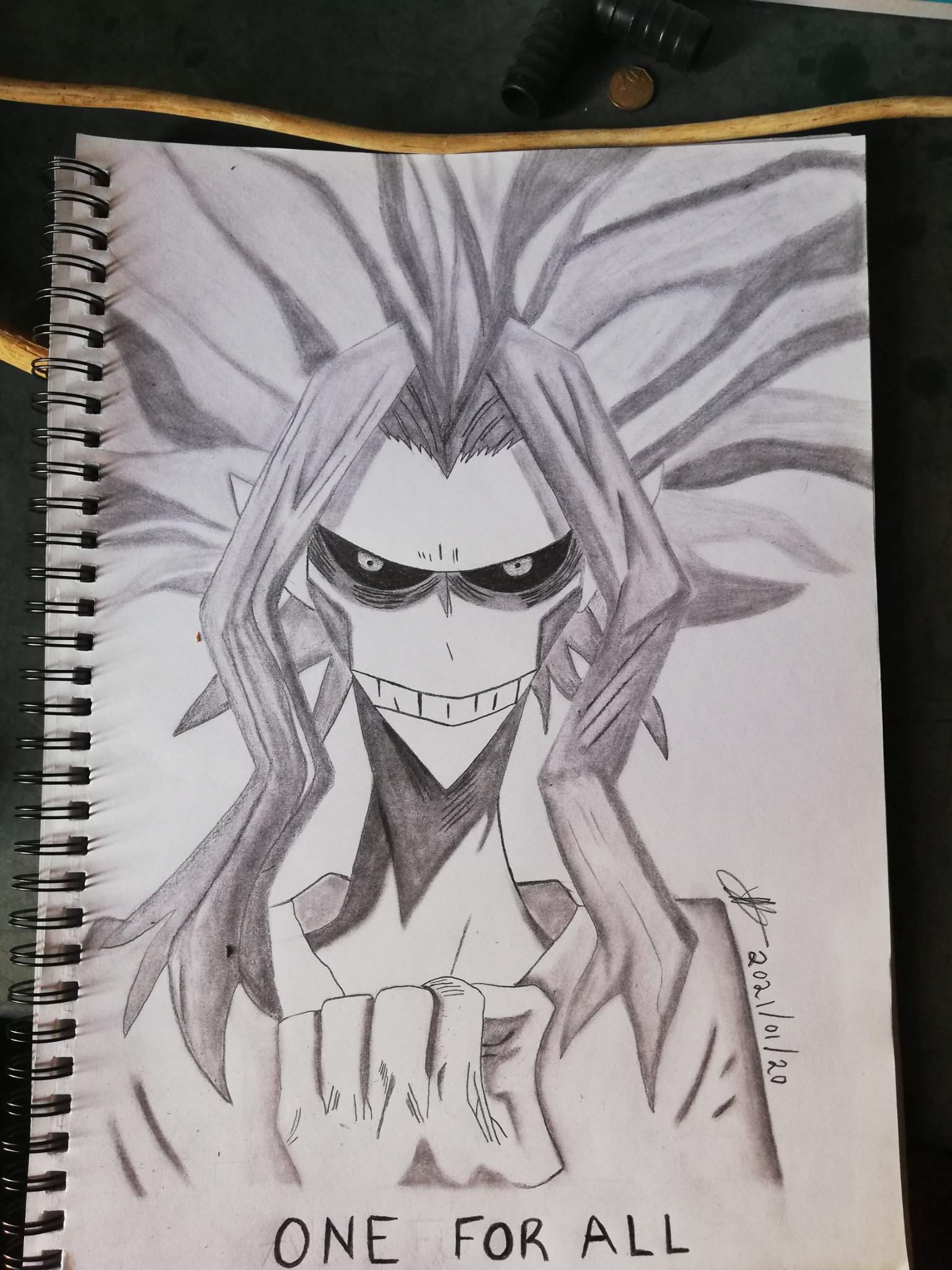 All Might Anime Art Drawing My Hero Academia Sketch Hd Phone