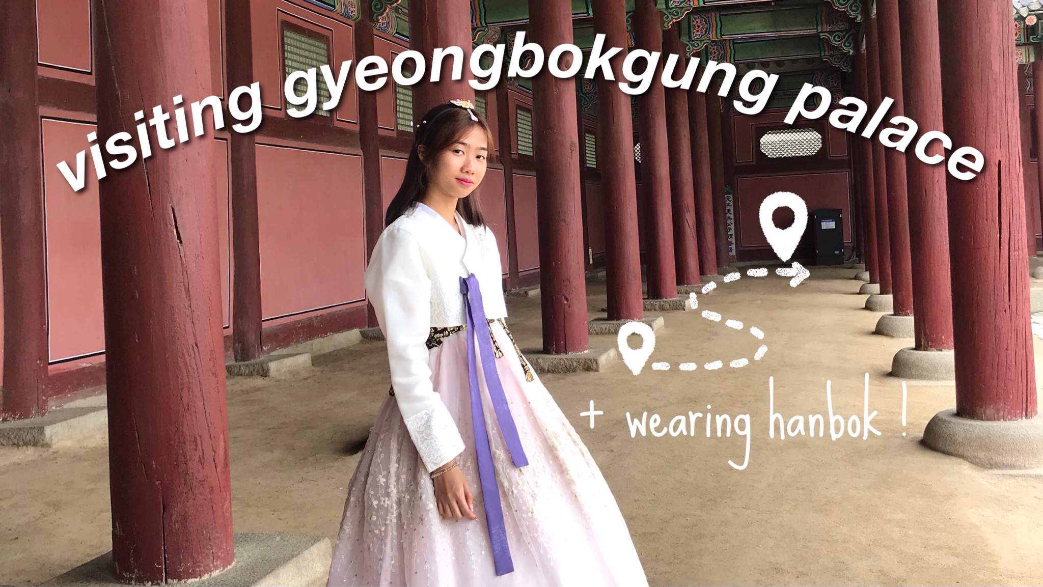 Visiting Gyeongbokgung Palace Wearing Hanbok Youtuber Amino Amino